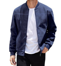 Rafael Jacket with Zip Front in Blue