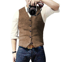 Rafael Vest in Brown