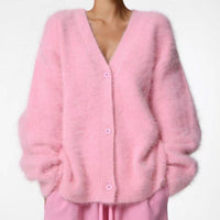 Rafaela Cardigan with Oversized in Pink