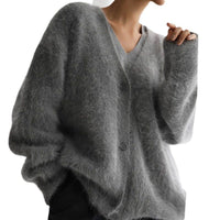 Rafaela Cardigan with Oversized in White