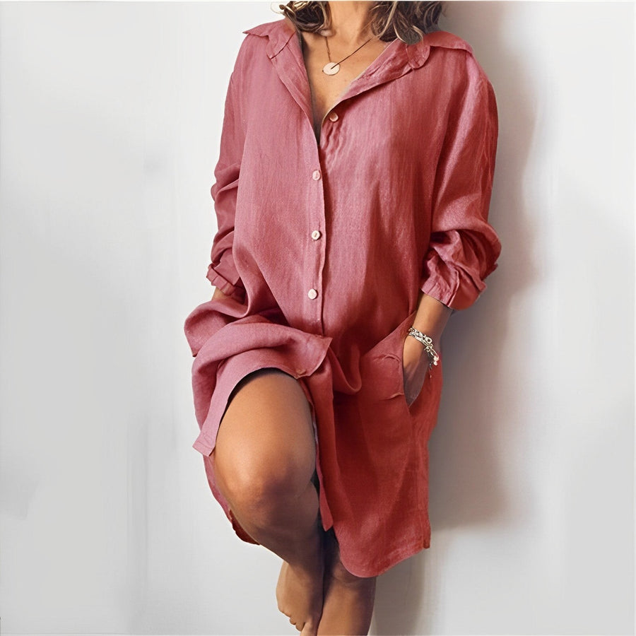 Rafaela Dress in Red