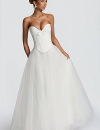 Rafaela Elegant Dress in White