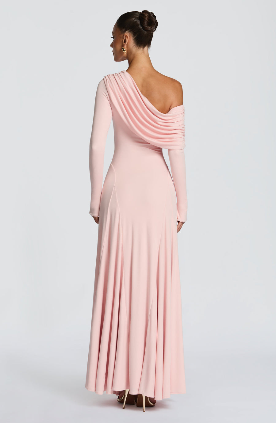 Amber Maxi Dress – Soft Blush