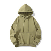 Rafaela Relaxed Hoodie with Hood in Olive Green