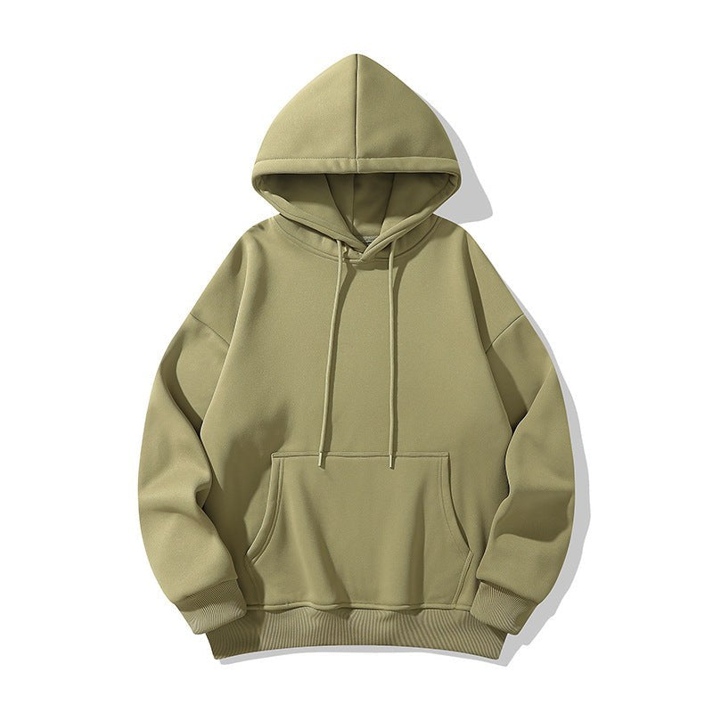 Rafaela Relaxed Hoodie with Hood in Olive Green
