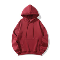 Rafaela Relaxed Hoodie with Hood in Wine Red
