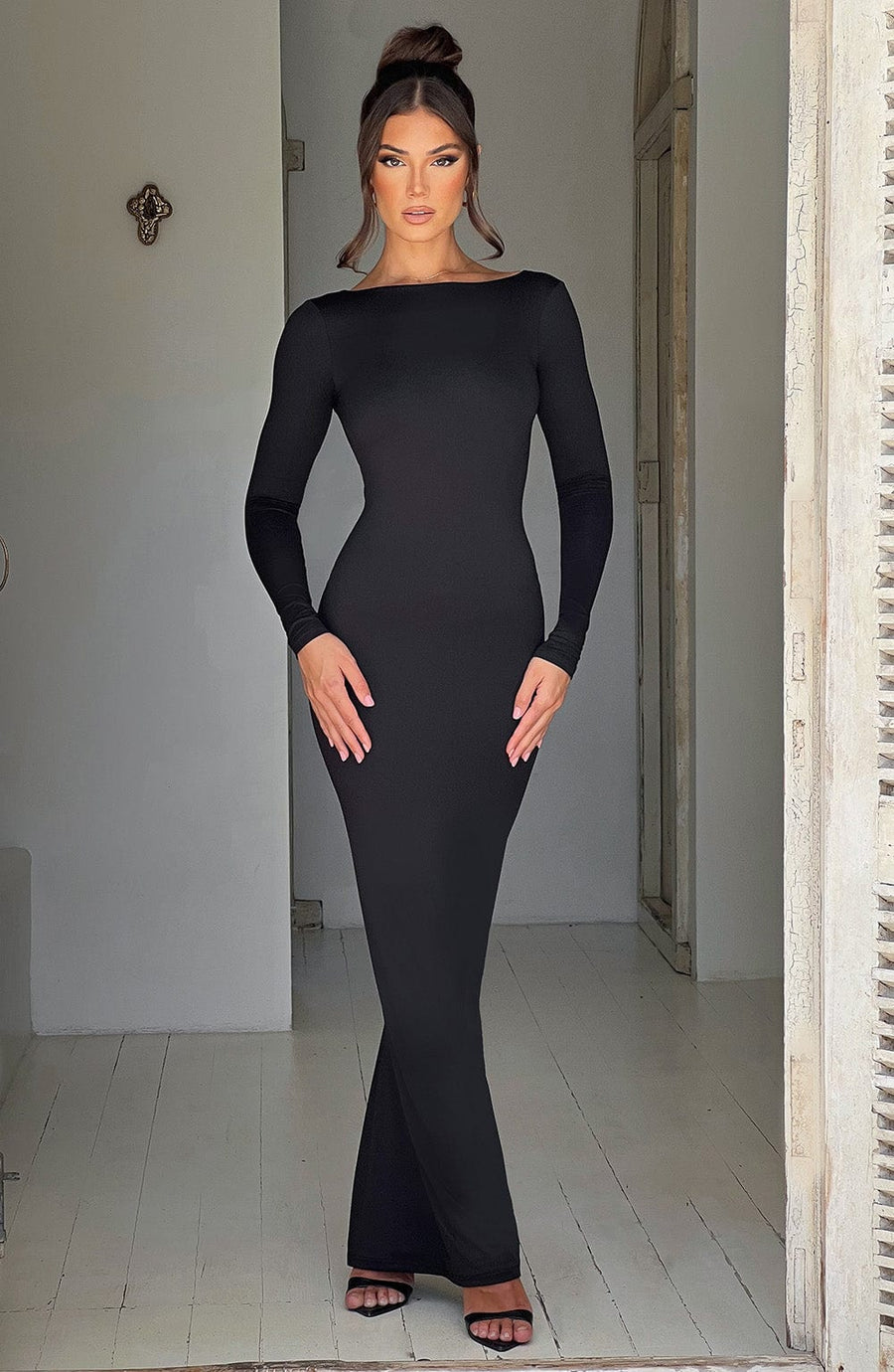 Raina Maxi Dress - Black