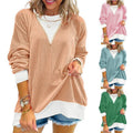 Ramona Casual Sweater with V-Neck