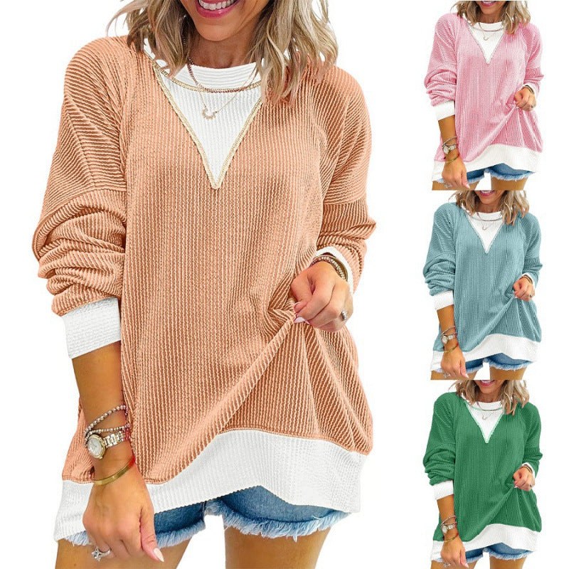 Ramona Casual Sweater with V-Neck