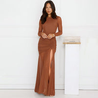 Ramona Dress in Brown