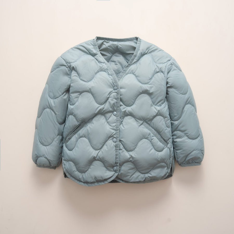 Ramona Jacket with Pockets in Light Blue