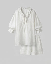 Ramona Lightweight Blouse in White