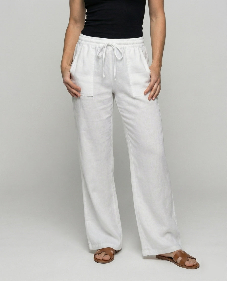 Ramona Linen Trousers with Pockets