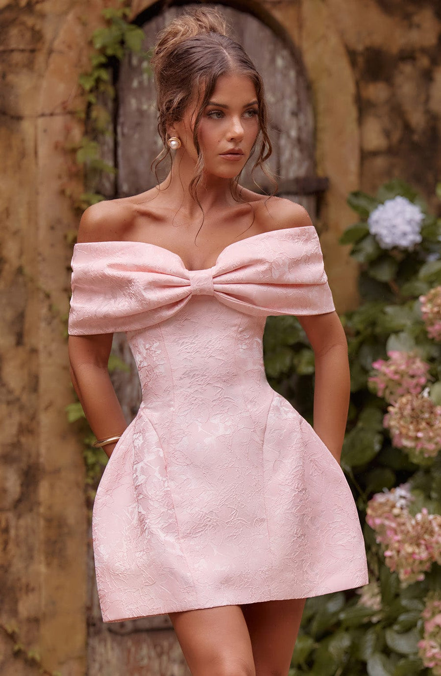 Ellen Mini Dress – Blush