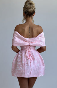 Ellen Mini Dress – Blush
