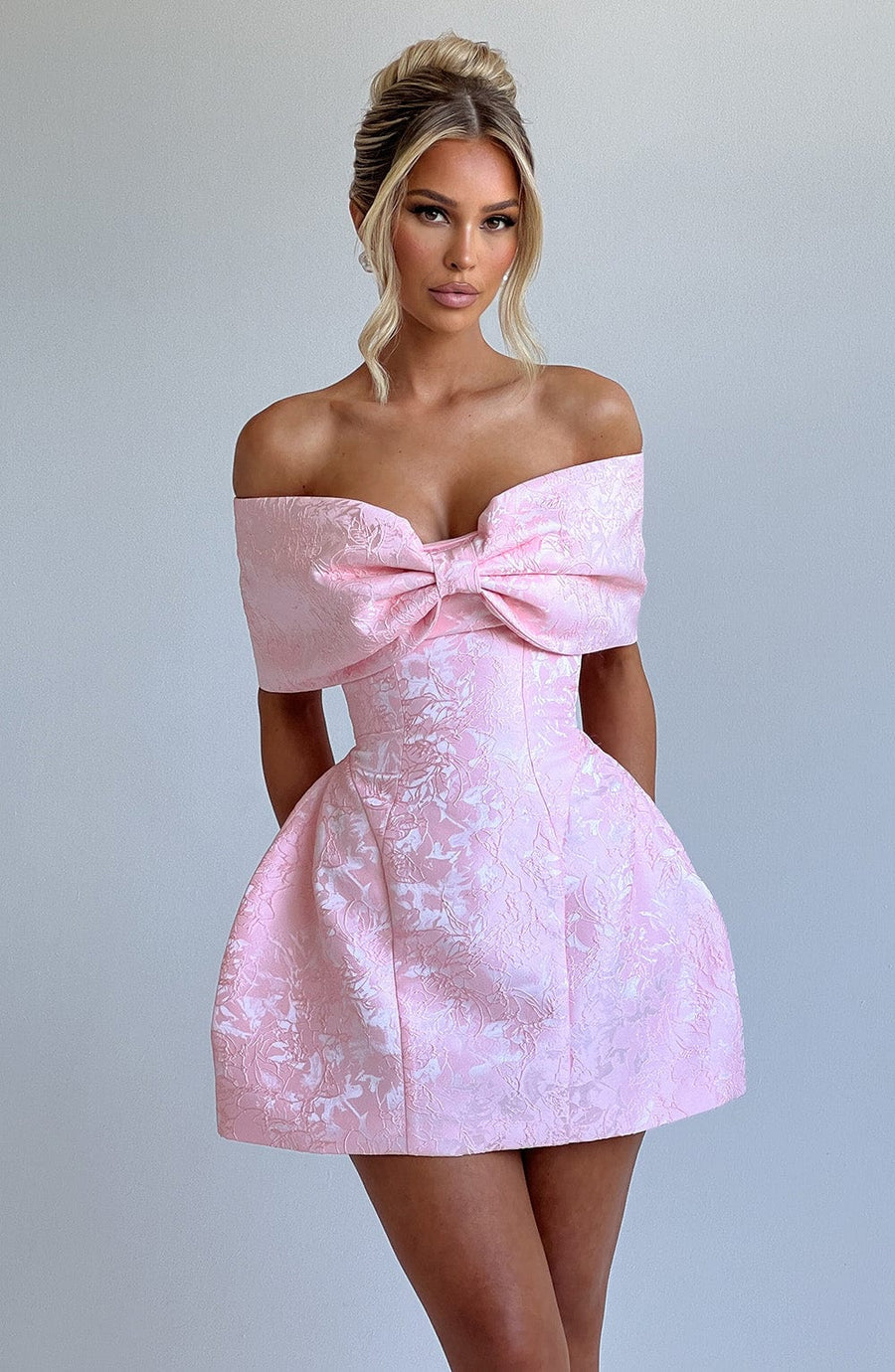 Ellen Mini Dress – Blush