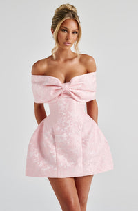 Ellen Mini Dress – Blush