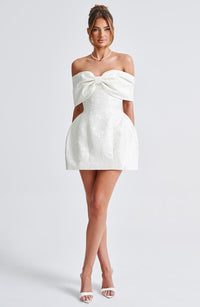 Ellen Mini Dress – Ivory