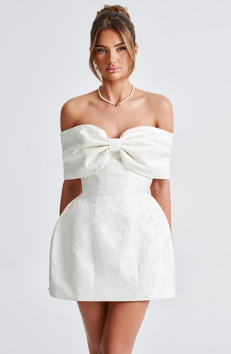 Ellen Mini Dress – Ivory
