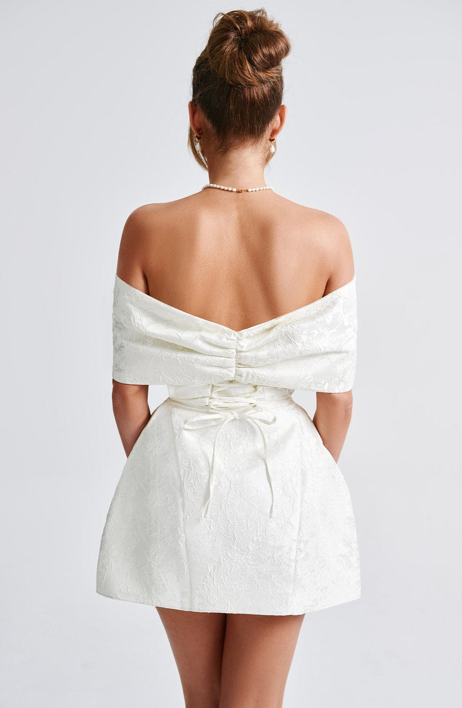 Ellen Mini Dress – Ivory