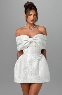 Ellen Mini Dress – Ivory