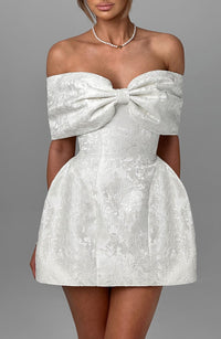 Ellen Mini Dress – Ivory