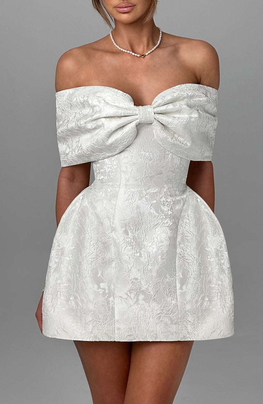 Ellen Mini Dress – Ivory