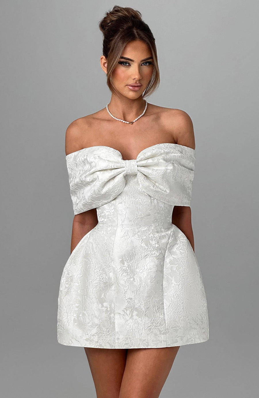 Ellen Mini Dress – Ivory