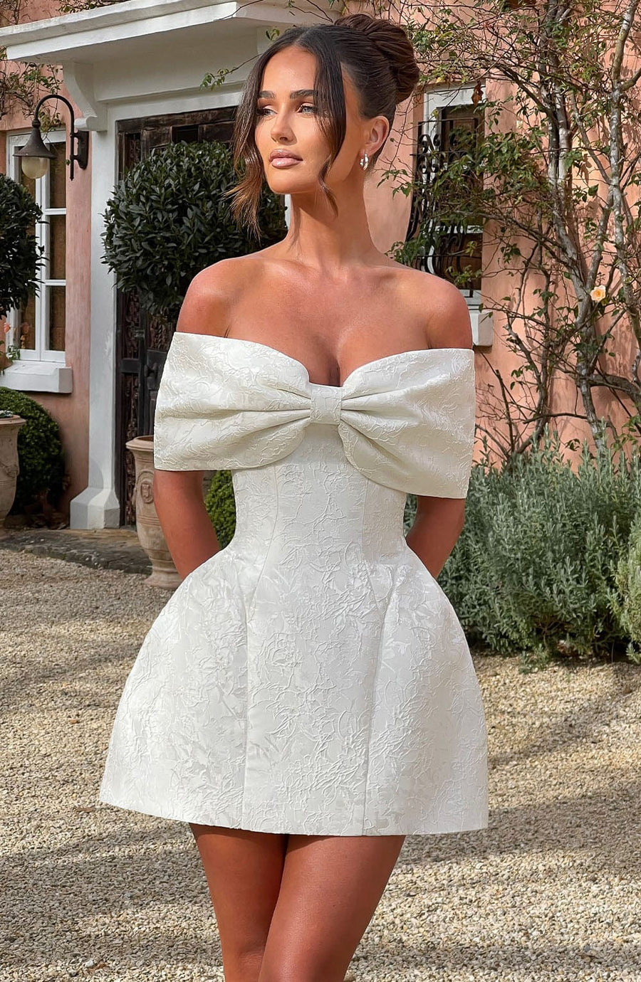Ellen Mini Dress – Ivory