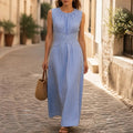 Ravelle Women's Striped Sleeveless Maxi Dress