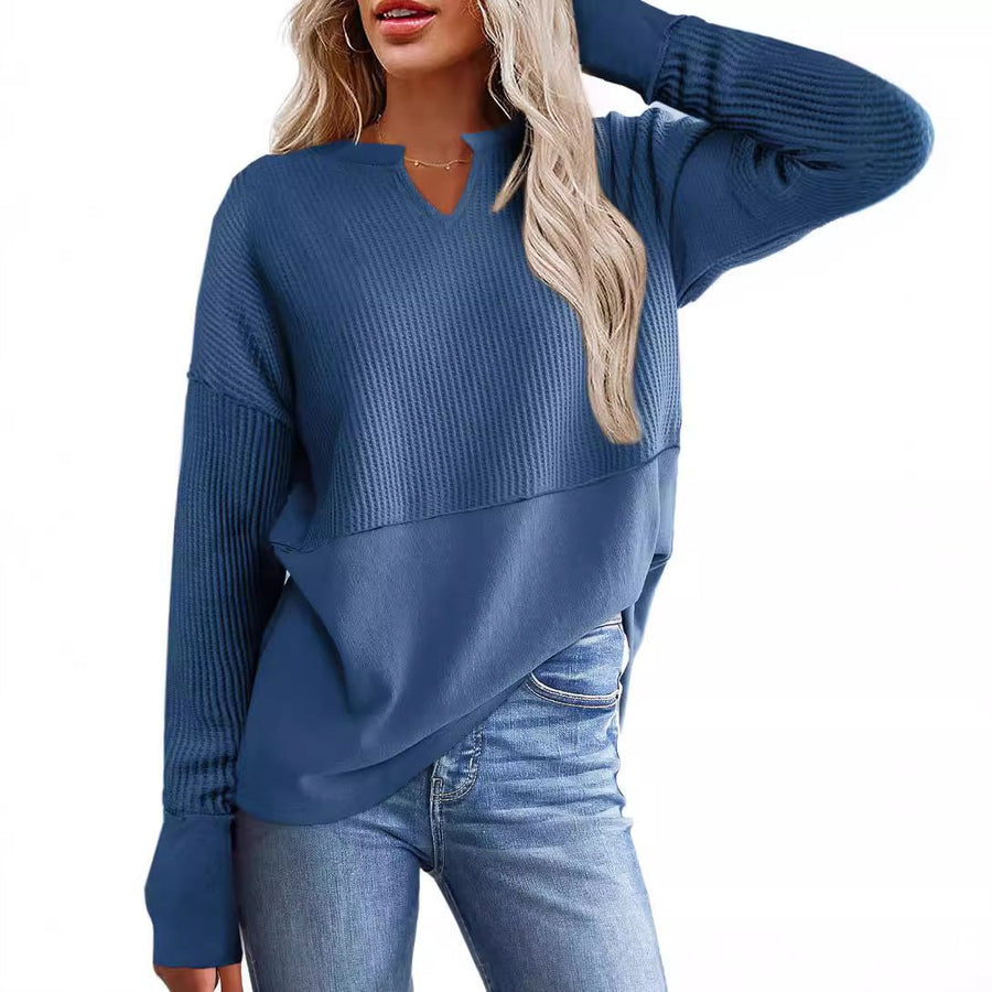 Raven Casual Sweater with V-Neck
