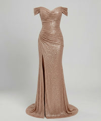 Raven Elegant Evening Dress in Champagne