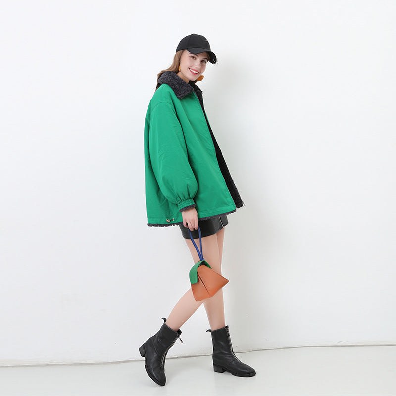 Raven Jacket with Hood and Oversized