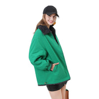 Raven Jacket with Hood and Oversized