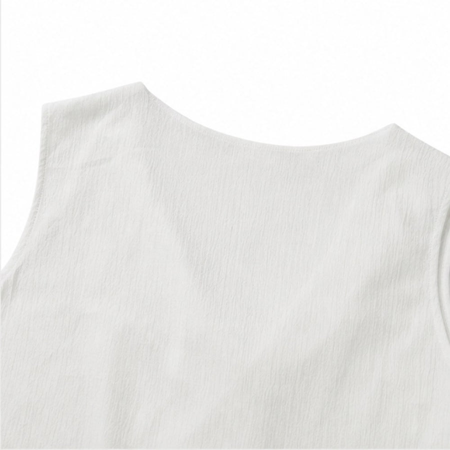 Ravenna Women's Cowl Neck Sleeveless Mini Dress