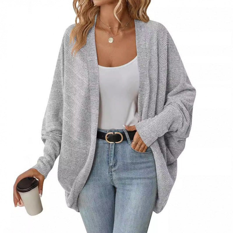 Rebecca Casual Knit Cardigan with Oversized