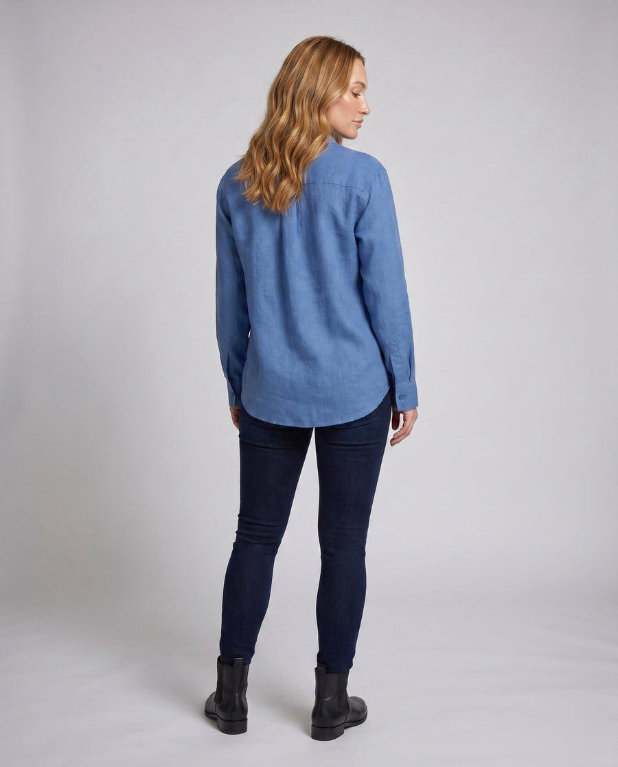 Rebecca Casual Linen Blouse