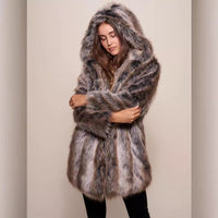 Rebecca Coat with Hood