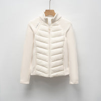 Rebecca Jacket with Zip Front and Pockets in Beige
