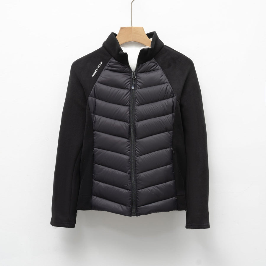 Rebecca Jacket with Zip Front and Pockets in Black