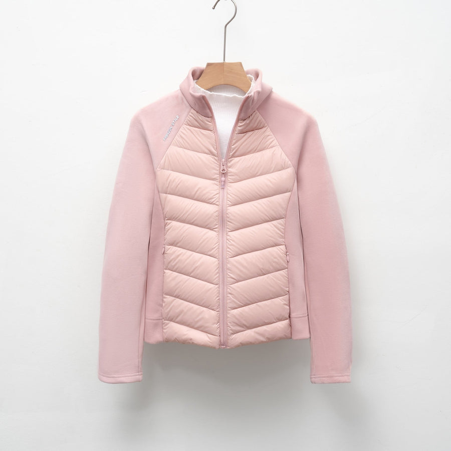 Rebecca Jacket with Zip Front and Pockets in Pink