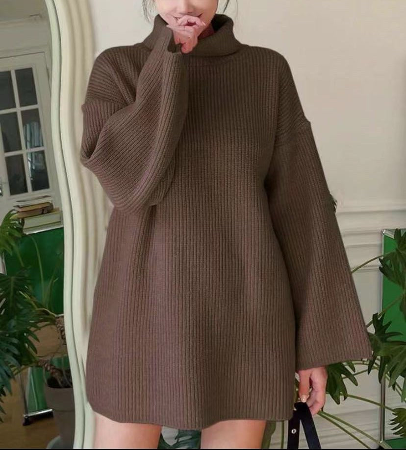 Rebecca Knit Sweater in Brown