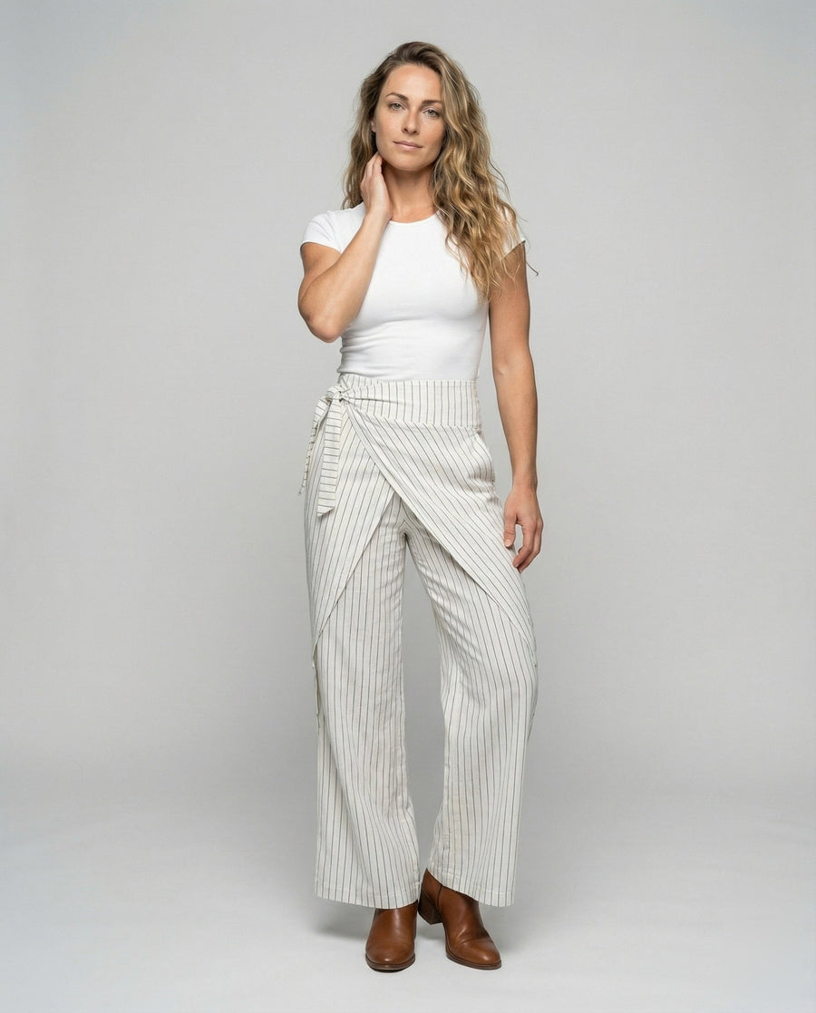 Rebecca Trousers with Pockets and Belted