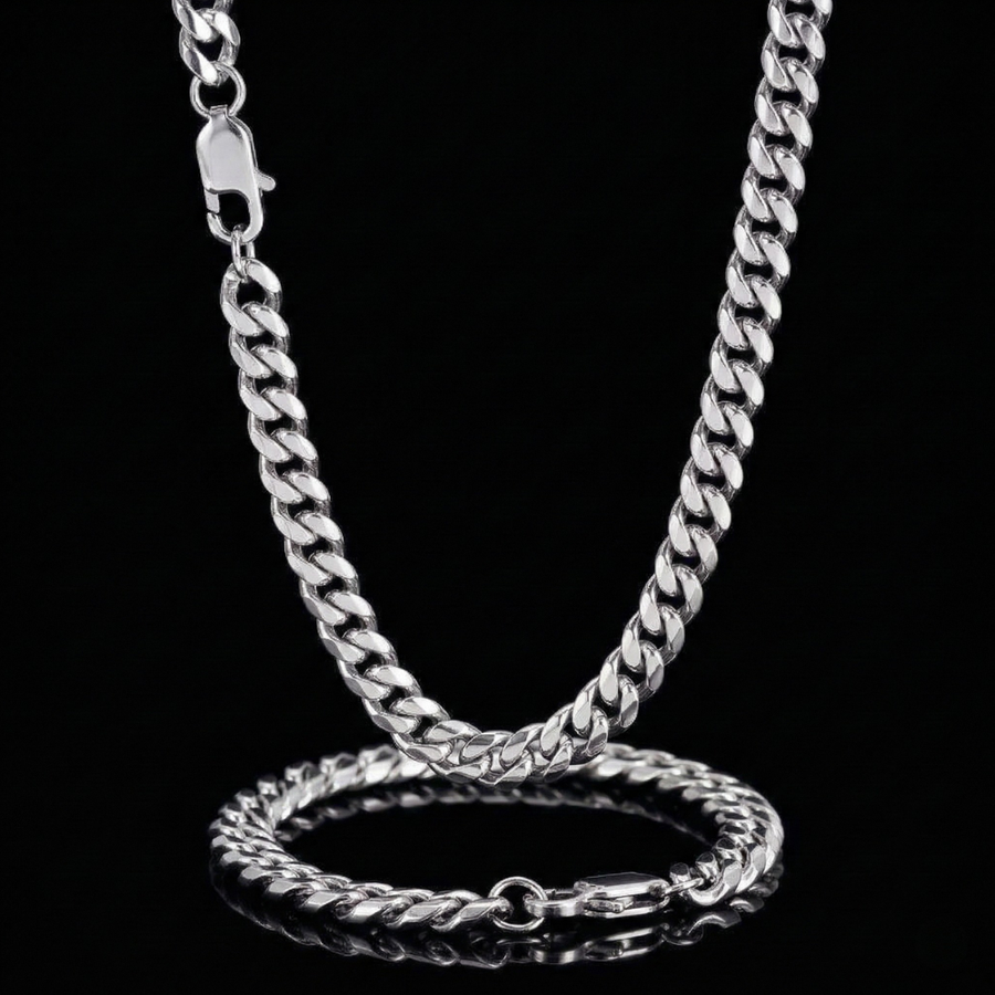 Cuban Chain Silver 6mm