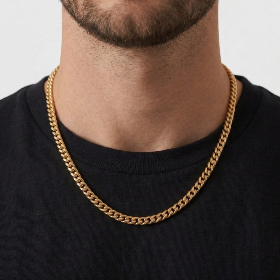 Cuban Chain Gold 6mm