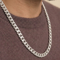 Cuban Chain Silver 8mm