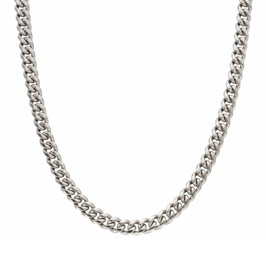 Cuban Chain Silver 8mm