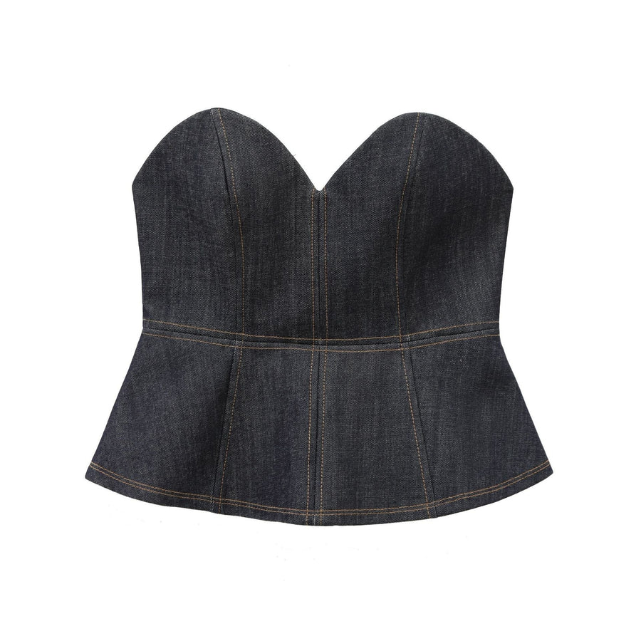 Regina Denim Set in Black