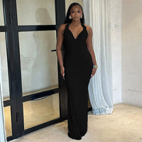 Regina Maxi Dress in Black
