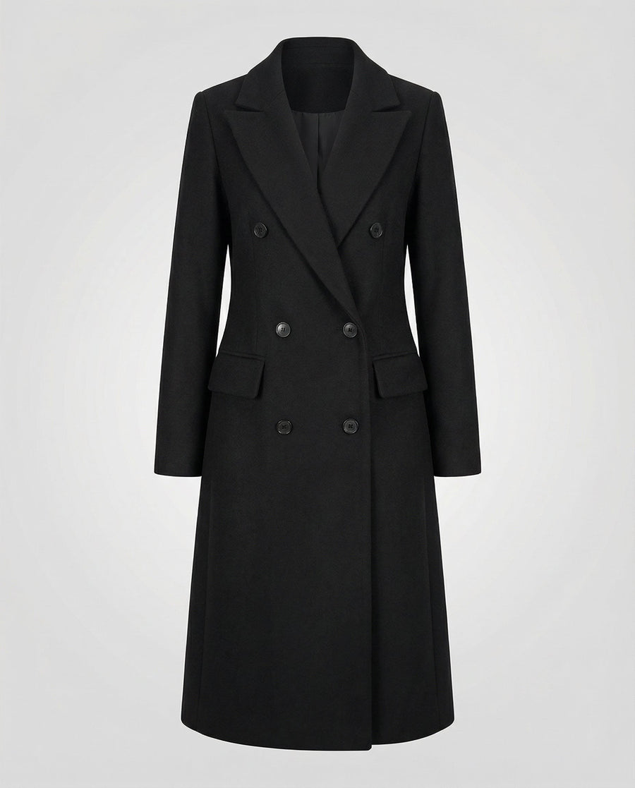 Regina Warm Coat in Black